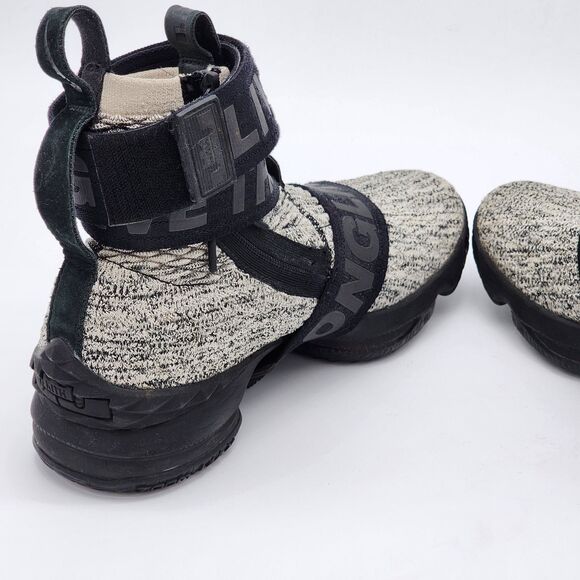 Nike x Kith LeBron Lifestyle 15 Concrete High Top Sneakers Gray Size 7.5 M 9.5 W main image 10